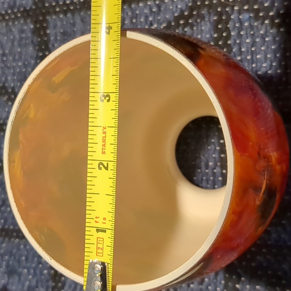 Patriot Lighting 2 - 1/4 inch Fitter Fire Pit Glass Lamp Shade - Picture 9 of 10